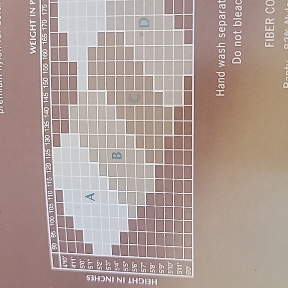 Nordstrom Sheer Control Top Pantyhose Sheer Toe Medium Beige Size C - Picture 4 of 4